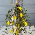 Forsythia Drop yellow floral spray - Olde Crow Gatherings